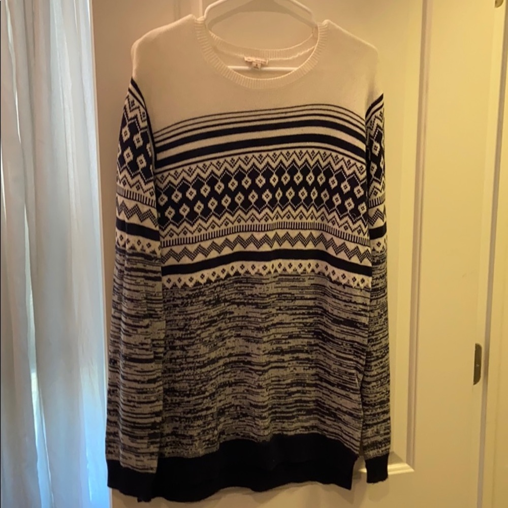 Gap pattern sweater sz M TALL